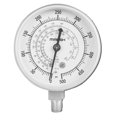 Marsh Bellofram Servicemans Test Gauge